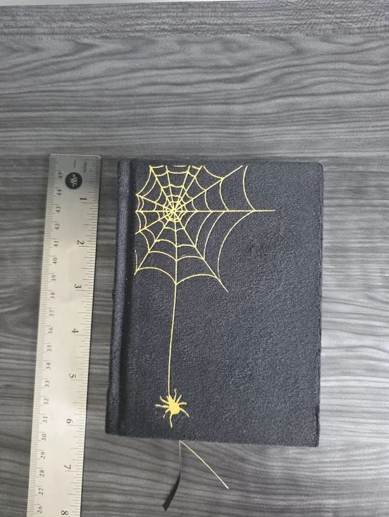 Spider web little black book journal - Picture 4 of 5